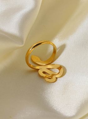 开口可调节18K不锈钢INS饰品欧美