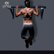 Wall-mounted punch training rack with extended pull-ups