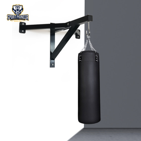 Strong and durable wall-mounted punching bag rack bracket with a load capacity of 300 kg