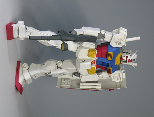 K纸魂[JUNE]RX78-2  KA 版 高达纸模型 全进口珠光纸打印 - 图0