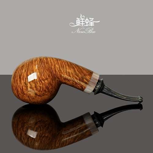 Newbee Fresh Bee Lush Nanmu Pipe Men's Men's Handmade Cold Wood Big Apple Broade Bucket