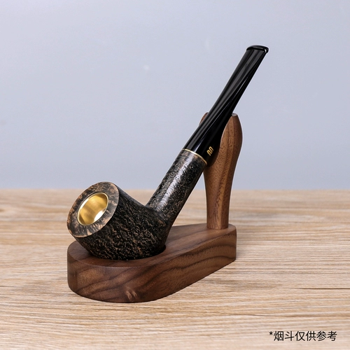 Newbee Black Walnut Wooden Pipes Мужская коллекция Дисплей дисплей на одном ведре