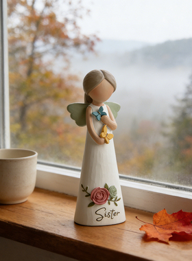 闺蜜原创手工天使桌面摆件礼物