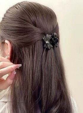2026新款水钻蝴蝶结刘海抓夹