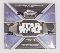 2023 Topps Star Wars Chrome Black Hobby Box Star Wars Spot Box