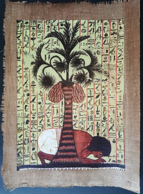埃及莎草画埃及纸莎草画埃及草纸画仿古系列40*30