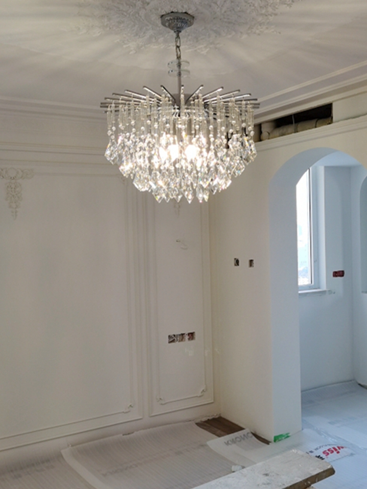 SY浪漫轻奢缤纷水晶吊灯欧法式设计师款大气卧室书房间餐厅客厅灯,淘宝优惠券,粉丝福利购,淘宝优惠卷