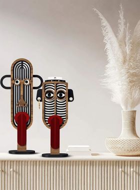 Umasqu木质装饰非洲风格艺术空间