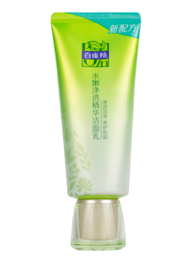 百雀羚草本水嫩净透精华洁面乳95g 防伪百雀灵玲铃翎翔洗面奶