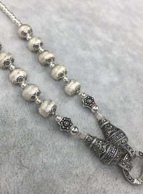 原创高档银色佛牌链子