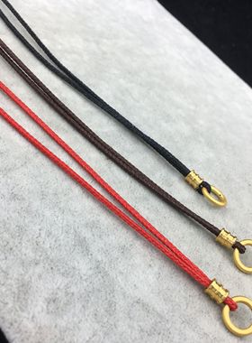 真丝男女防水防汗项链绳黄金配饰