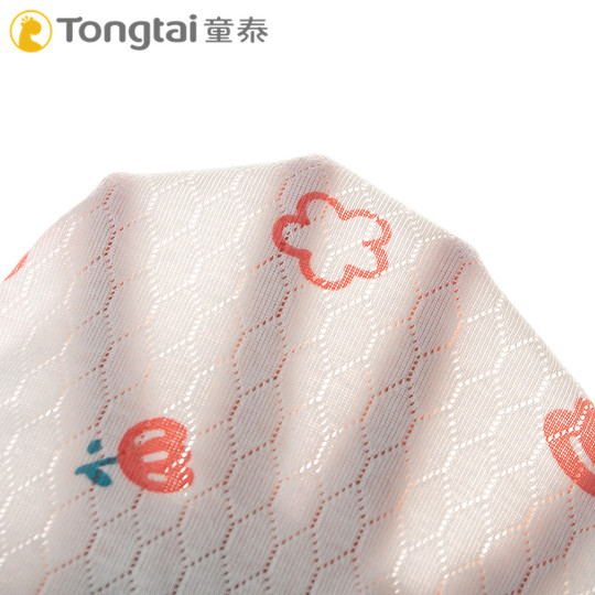 童泰新款男女宝宝单件上衣内衣全棉儿童长袖T恤纯棉薄夏季网眼透