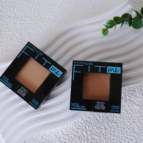 正品美宝莲fitme美黑柔雾小磨方粉饼Maybelline蜜粉控油隐形毛孔 - 图0