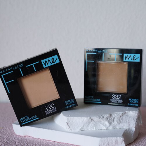 正品美宝莲fitme美黑柔雾小磨方粉饼Maybelline蜜粉控油隐形毛孔 - 图1