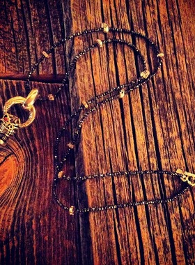 火焰骷髅钥匙欧美复古吊坠现货