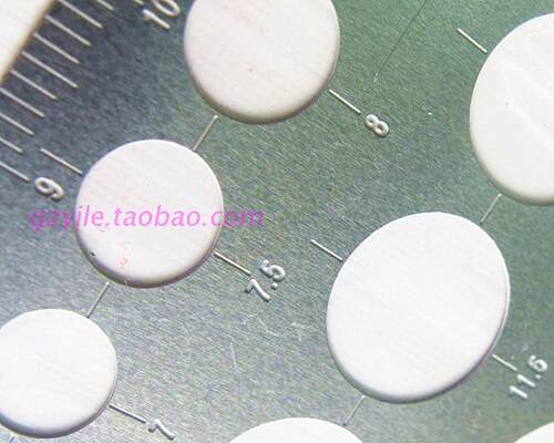 U-star UA-80026 优速达圆形刻线定规C TP7 精密蚀刻片刻线工具 - 图2