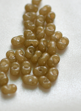 玻璃彩色捷克米珠蛋白花生