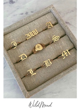 wildmood野生士多原创开口戒指