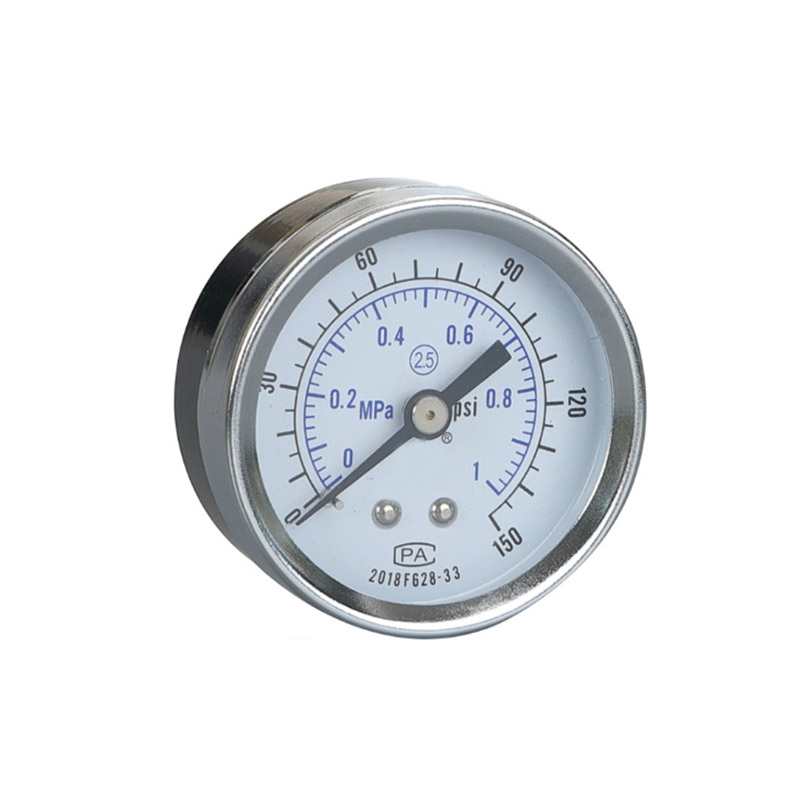 气动压力表法兰压力表 Y40/50/60ZT100轴向带边压力表玻璃面带边 - 图1