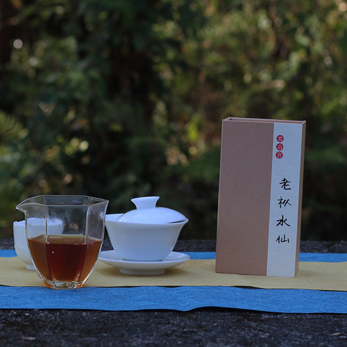莫山岩 吴三地老枞水仙 武夷岩茶大红袍 盒装  50g - 图2