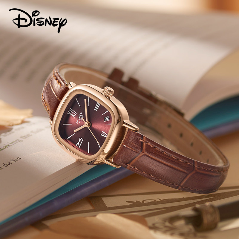 迪士尼女士女款学生名牌正品小手表 手表购酷国产腕表