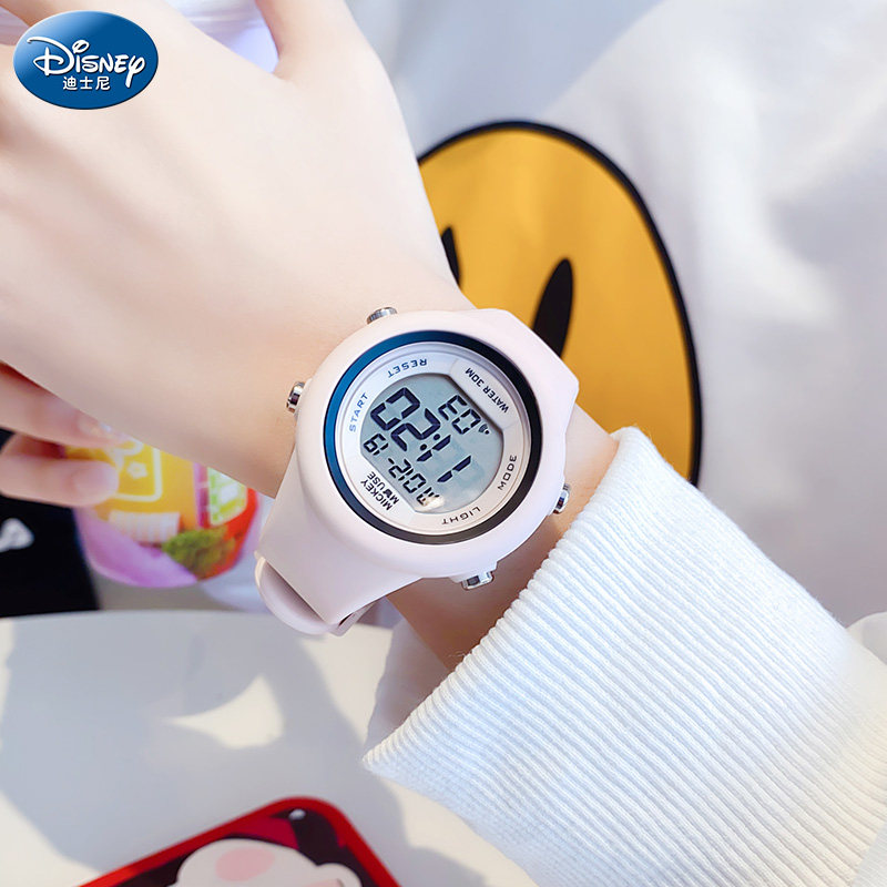 迪士尼电子女款学生2023新款电子表 手表购酷国产腕表