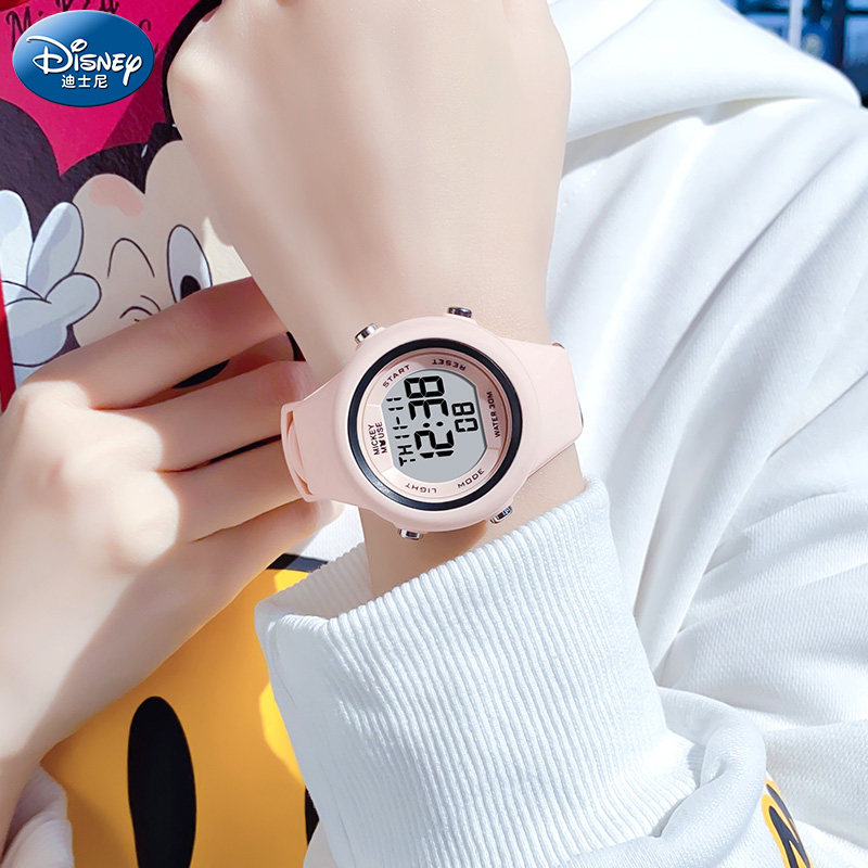 迪士尼电子女款学生2023新款电子表 手表购酷国产腕表