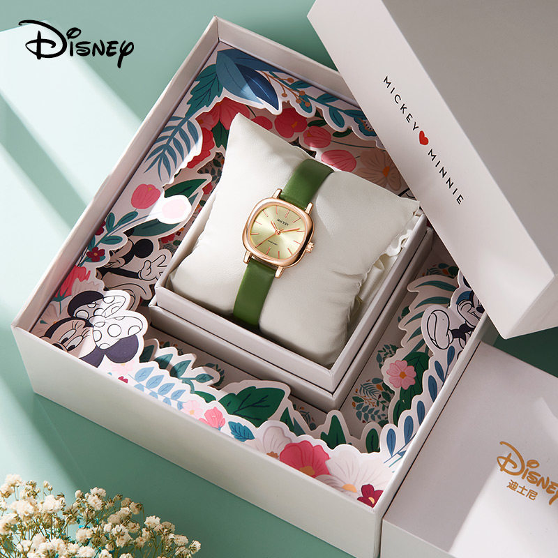 迪士尼女款轻奢小众简约气质感手表 手表购酷国产腕表