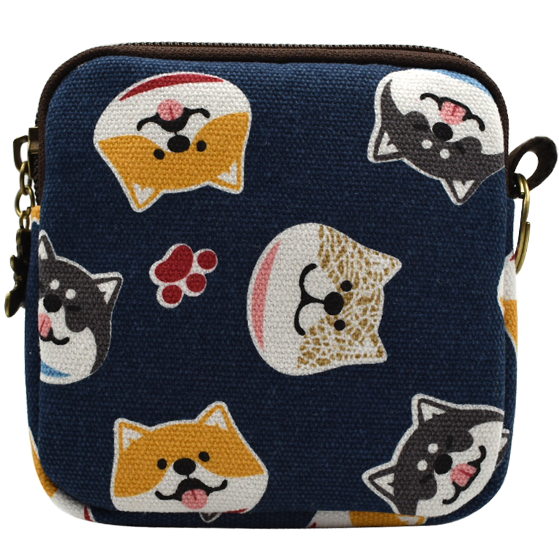 帆布零钱包女迷你小钱包布艺手拿包拉链硬币袋可爱卡通精油包卡包,淘宝优惠券,粉丝福利购,淘宝优惠卷