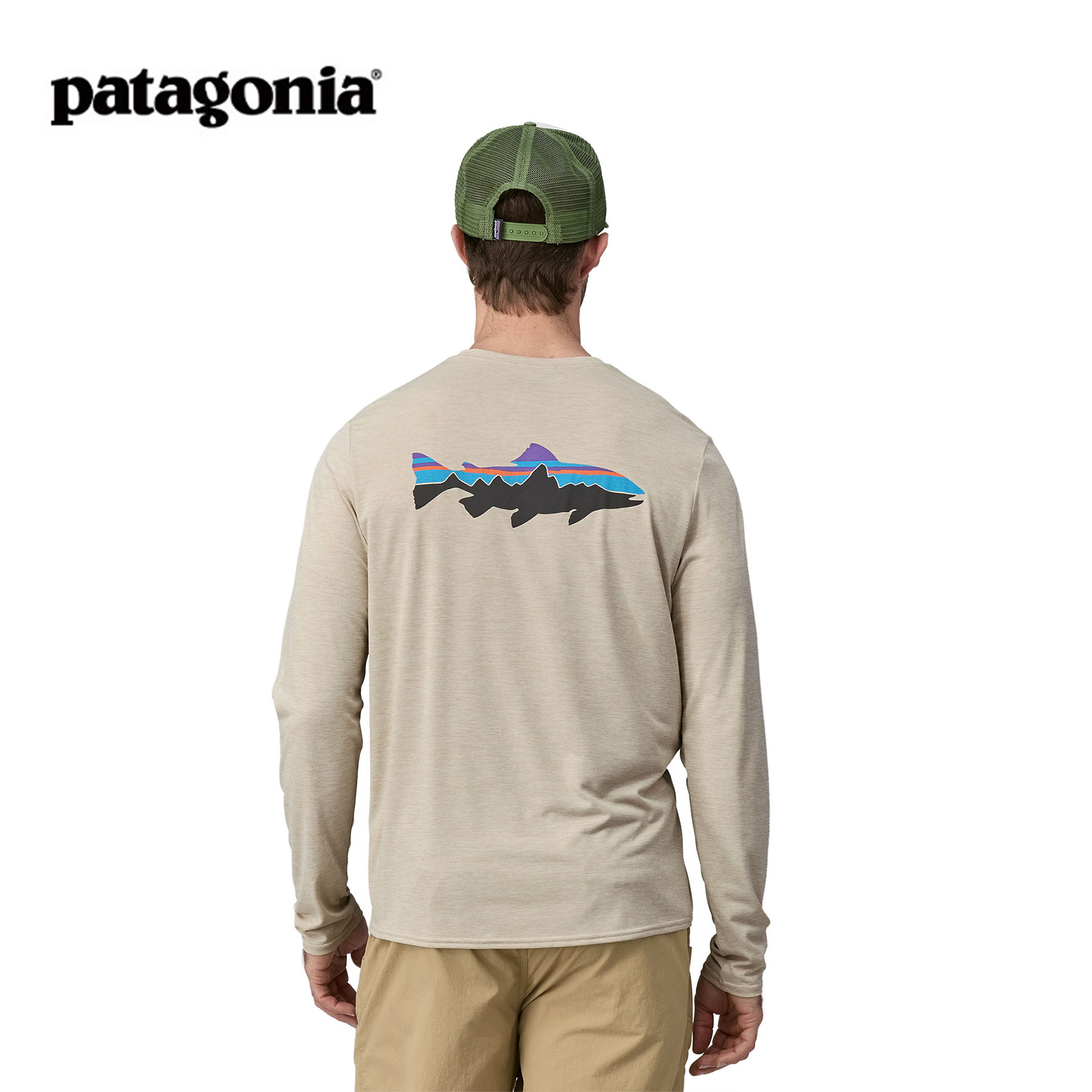 巴塔哥尼亚Patagonia 男士户外透气C1速干长袖T恤 Cap Cool 45170 - 图0