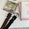 Women's simple PU Korean style soft belt belt