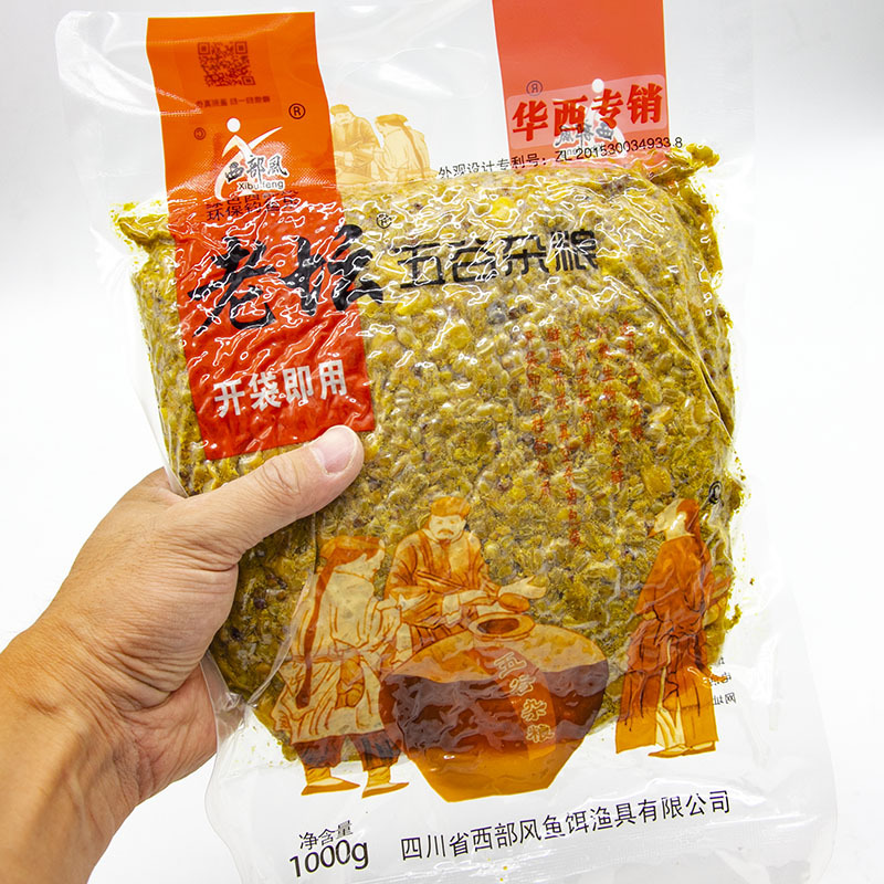 西部风老坛五谷杂粮甜薯玉米麦粒谷麦红黄打窝料鲫鲤草野钓鱼饵料 - 图2