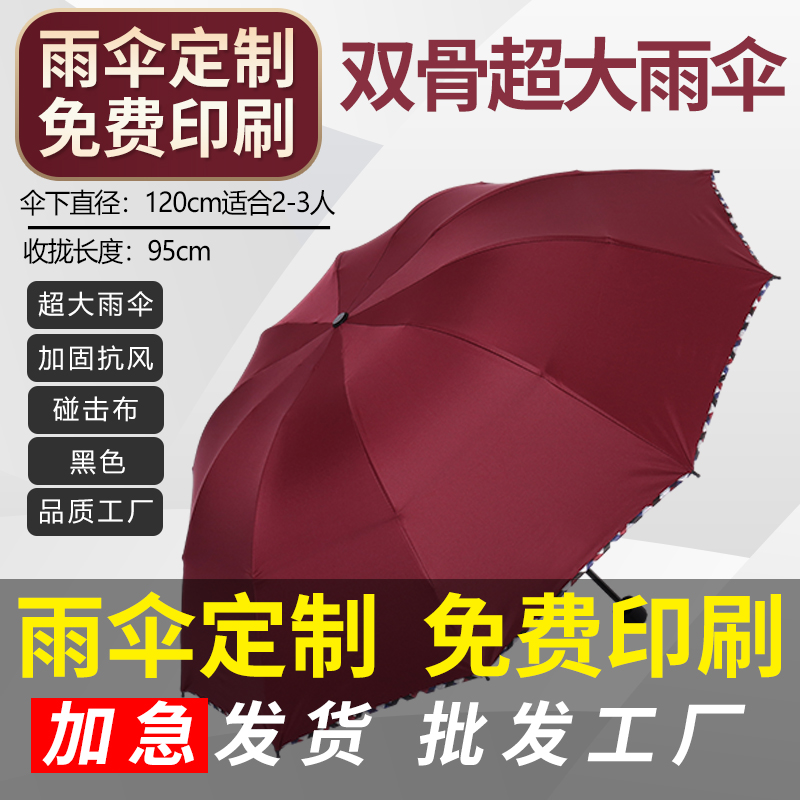 雨伞定制logo广告伞定做礼品伞印字订做折叠伞印图案照片大号订制 - 图2