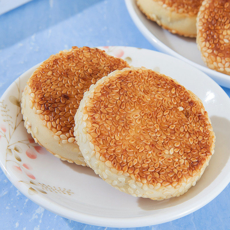 老式红豆麻饼芝麻酥饼无糖精传统糕点小吃孕妇尿人休闲小零食专用,淘宝优惠券,粉丝福利购,淘宝优惠卷
