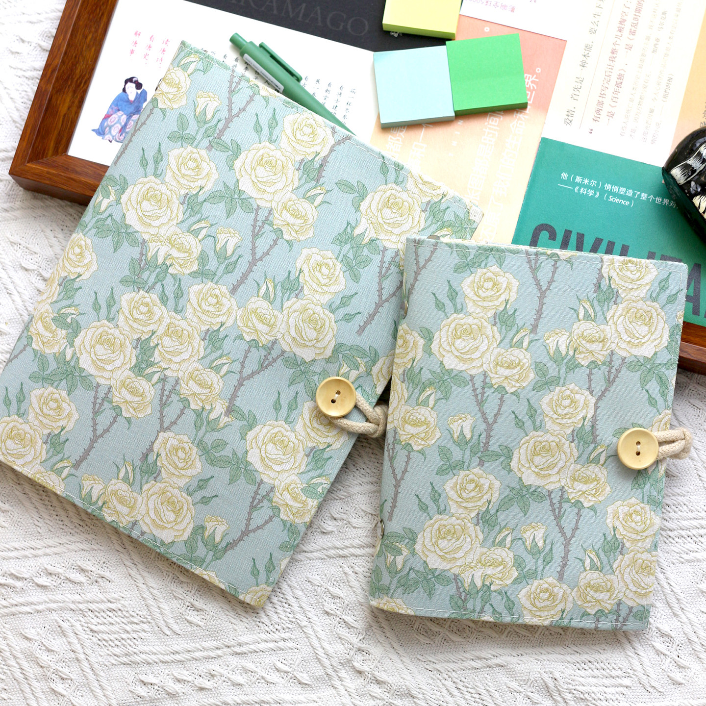 星云里荆棘玫瑰原创A5A6布艺本子活页手帐记事日记日程礼物集章,淘宝优惠券,粉丝福利购,淘宝优惠卷