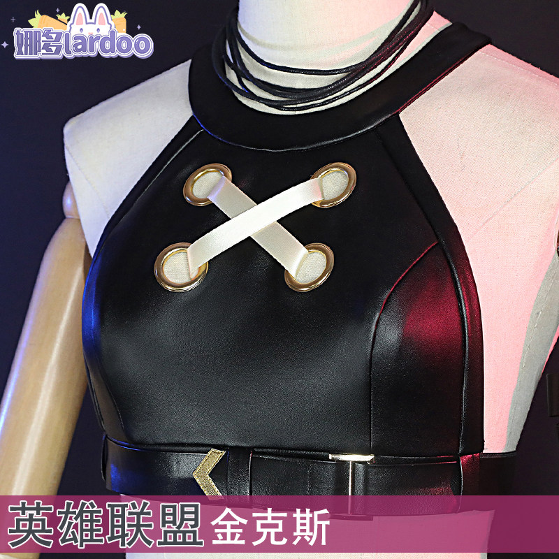 娜多LOL英雄联盟cos金克斯丝双城之战暴走萝莉爆爆cosplay游戏服