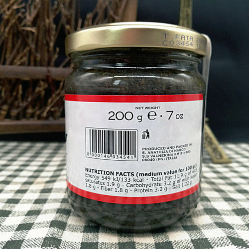 一瓶包邮意大利进口URBANI黑松露酱180g TRUFFLE SAUCE黑松露菌酱 - 图1
