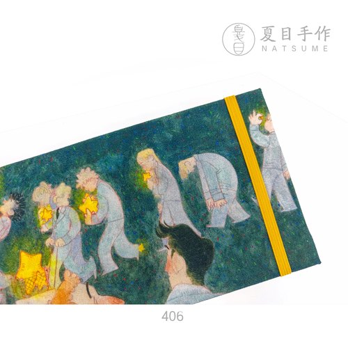 406「NATSUME x 双枪老太婆」手工旅行水彩本手账速写本9.5x19cm - 图2