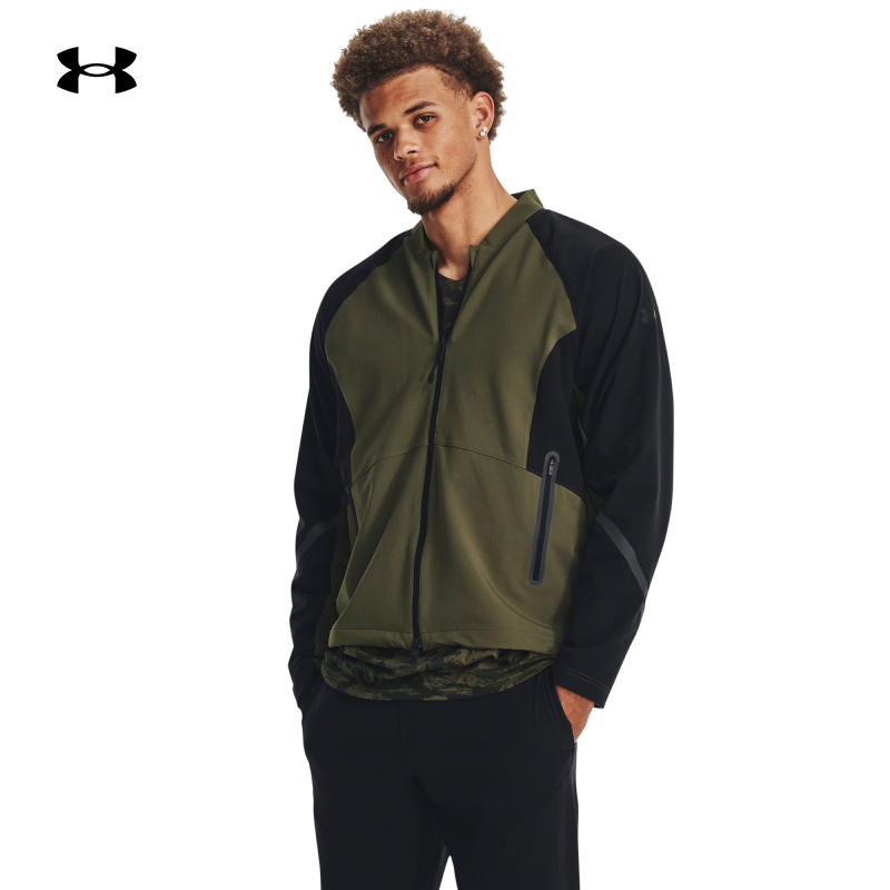 24新款UA安德玛男子外套Unstoppable训练飞行员运动夹克1377170 - 图1