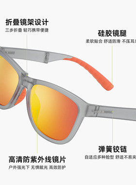 折叠偏光防紫外线骑行太阳镜