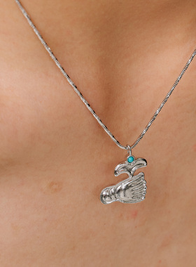 GLYPHS百搭独特蛇骨项链配饰