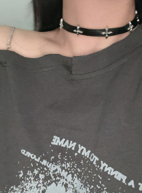 十字架脖颈链项链锁骨链女情侣