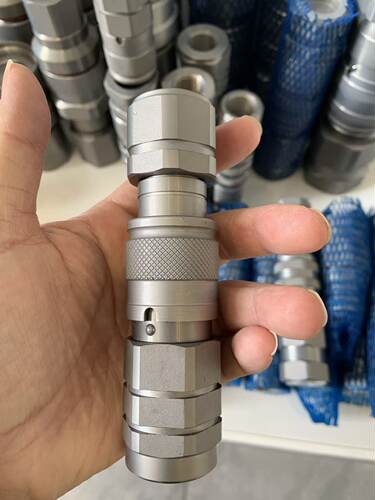 KSP4平面高压快速接头ISO16028高强度镍合金DNP PLT4互换 - 图2