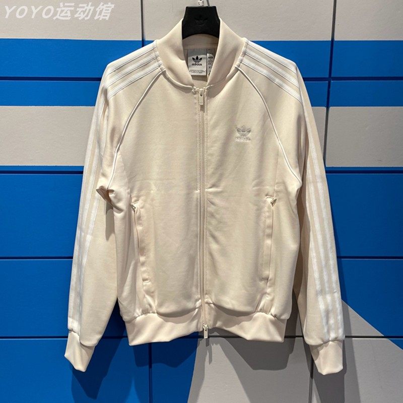 阿迪达斯三叶草外套春冬晨跑运动服男复古立领休闲男女夹克IR9864,淘宝优惠券,粉丝福利购,淘宝优惠卷