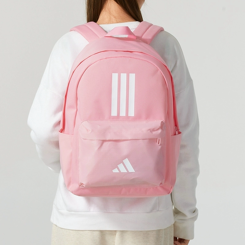 Adidas/阿迪达斯青少年学生CLSC BARS 3S休闲运动双肩背包IS7046 - 图0