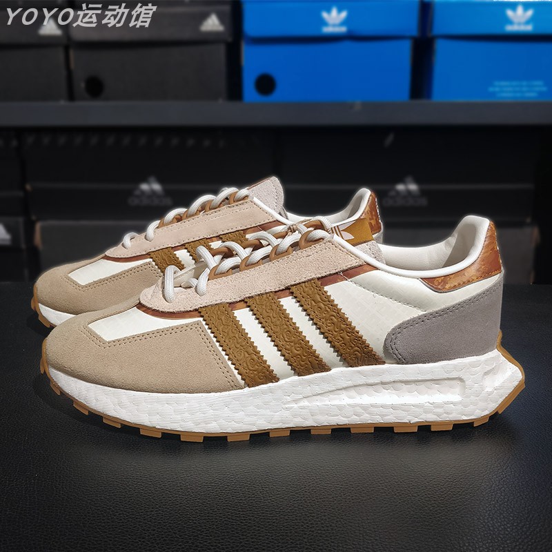 Adidas阿迪达斯三叶草男鞋2024夏季低帮缓震透气运动鞋正品IF2566 - 图0