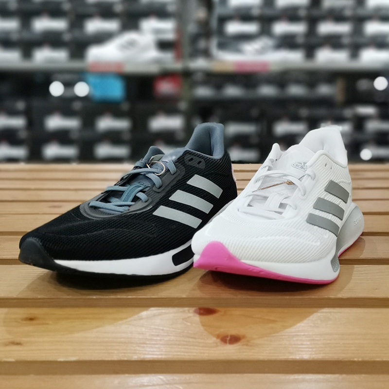 阿迪达斯女鞋春款Adidas跑步鞋GALAXAR RUN休闲运动鞋正品FW1185 - 图0