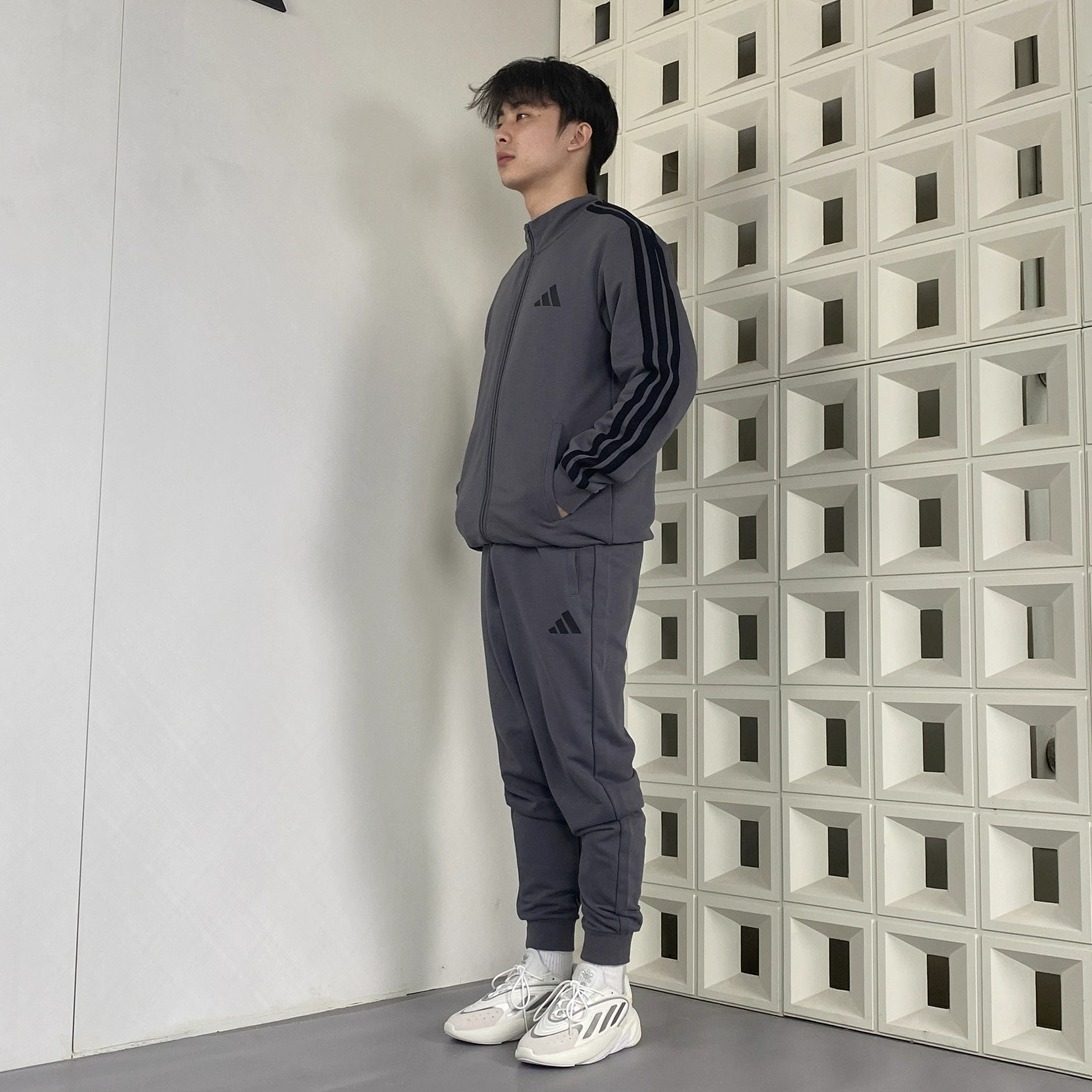 Adidas阿迪达斯跑步男女运动套装休闲运动裤立领外套正品IC6766,淘宝优惠券,粉丝福利购,淘宝优惠卷
