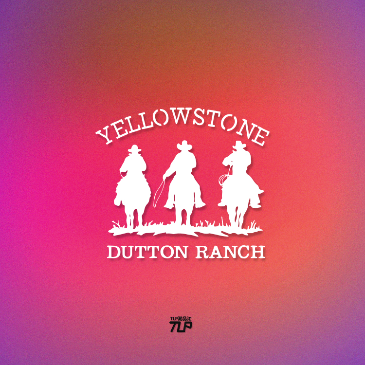 TLP镂空车贴 黄石Yellowstone达顿Dutton牛仔牧场 美剧迷车门贴纸 - 图0