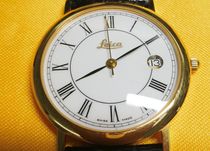 The Leica leica quartz watch gold plated table (the collection is not used fig.